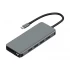 Wiwu WIWU Type-C Male to Hexa USB, Type-C, SD/TF, HDMI, Lan & 3.5mm Audio Female Type-C Converter