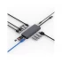 WIWU Type-C Male to Hexa USB, Type-C, SD/TF, HDMI, Lan & 3.5mm Audio Female Type-C Converter