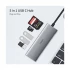 WIWU Type-C Male to Tri USB, SD, TF Female Type-C Converter