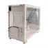 Xtreme D777W Mid Tower ATX White Gaming Desktop Casing With 7 Inch LCD Display