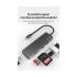 Yuanxin X-80506 Type-C Male to Tri USB, Type-C, SD & TF Female Type-C Converter in BD