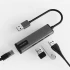 Yuanxin X-2518A USB Male to Tri & Lan Female USB Converter Price in Bangladesh