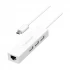 Yuanxin X-2562T Type-C Male to Tri USB & Lan Female Cable / Converter / HUB