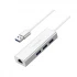 Yuanxin X-3561 USB Male to Tri & LAN Female Cable / Converter / HUB