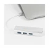 Yuanxin X-3561 USB Male to Tri & LAN Female Cable / Converter / HUB Price in Bangladesh