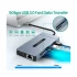 Yuanxin X-80311 Type-C Male to HDMI, VGA, LAN, Tri USB 3.0, USB 2.0, 3.5mm, TF, SD & PD Female Cable / Converter / HUB