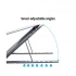 Yuanxin X-ZJ801 Retractable Adjustable Silver Laptop Stand with Anti Slip Pad #X-ZJ801