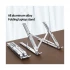 Yuanxin X-ZJ801 Retractable Adjustable Silver Laptop Stand Stand Price in BD