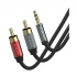 Yuanxin YAX-001 3.5mm Male to 2RCA Cable / Converter / HUB Price in Bangladesh