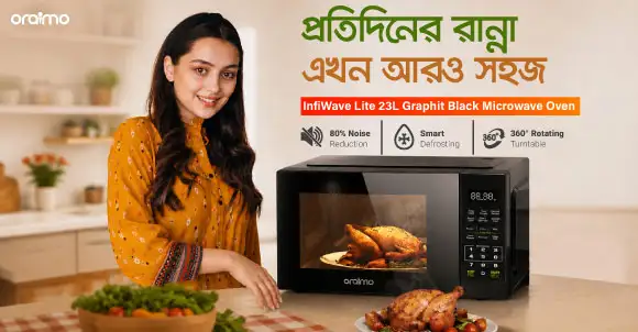 Oraimo InfiWave Lite 23L Graphit Black Microwave Oven