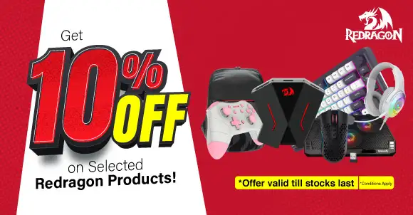 10% Off on redragon
