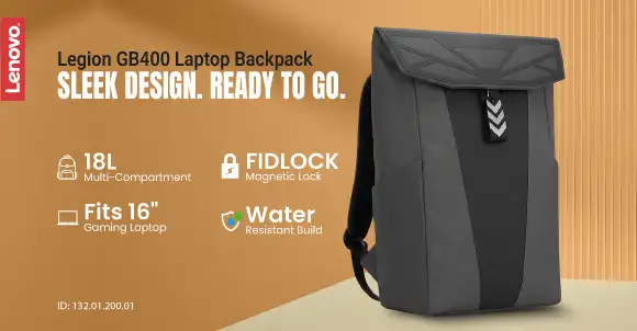 Lenovo Legion GB400 16 Inch Laptop Gaming Backpack #GB400-US/CA