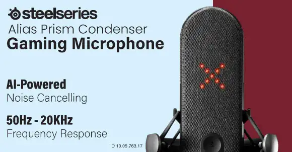Steelseries Alias Prism Condenser Gaming Microphone