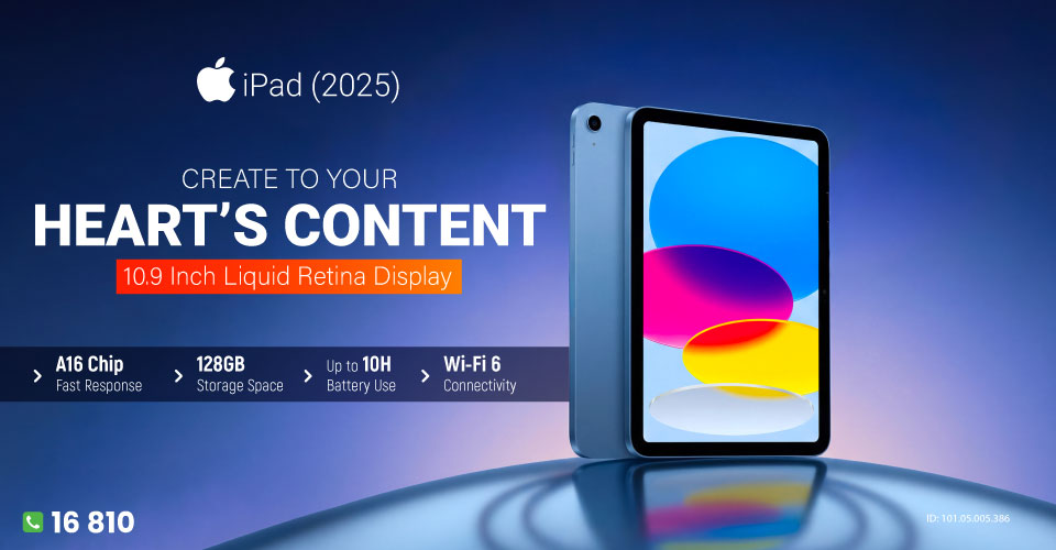 Apple iPad (2025) 10.9 Inch Liquid Retina Display