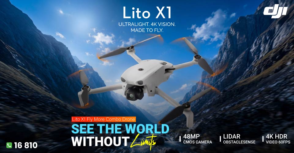 DJI Lito X1 Fly More Combo Plus Drone with DJI RC 2 Remote