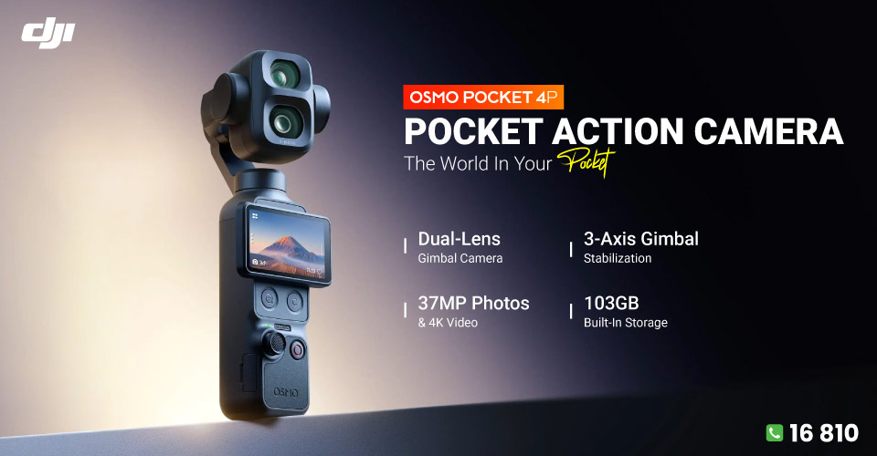 DJI Osmo Pocket 4P Standard Combo Classic Black Action Camera
