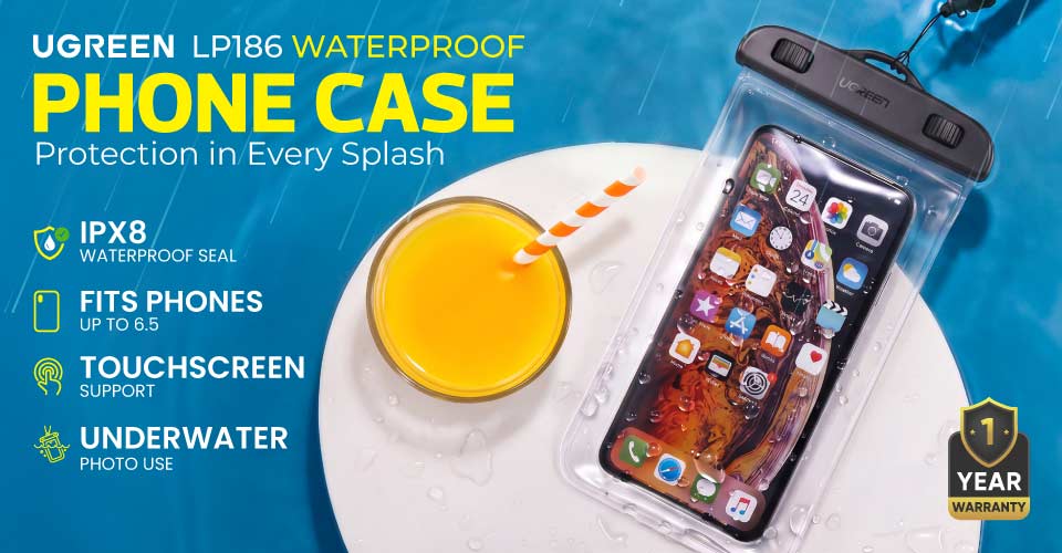 UGREEN LP186 (60959) IPX8 Waterproof Case