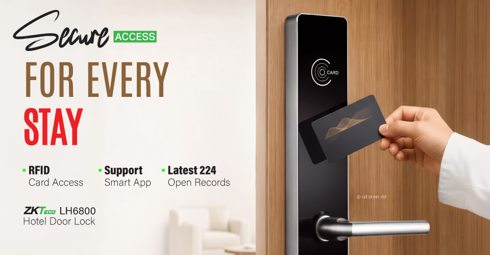 ZKTeco LH6800 Modern Design Hotel Door Lock