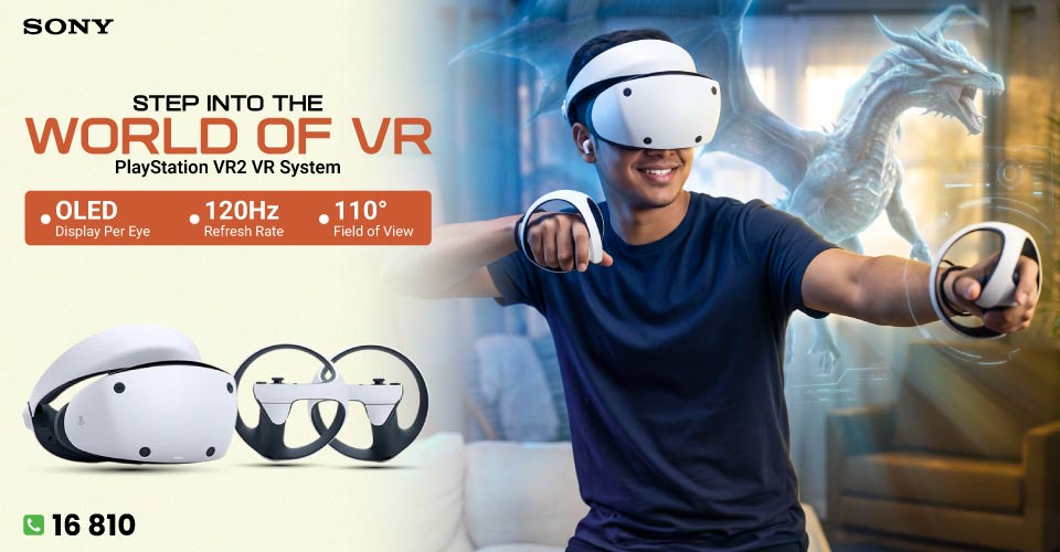Sony PlayStation VR2 OLED (2000x2040) Display White Gaming VR System with Horizon Call of the Mountain Game Bundle